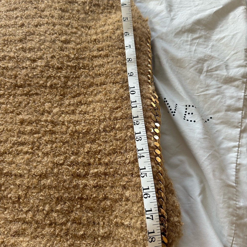 Stella McCartney Gold Chain Tan Shoulder Bag - Picture 13 of 16
